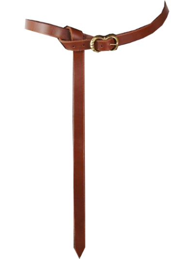 Schmaler Gürtel aus Leder Schmaler Gürtel aus Leder